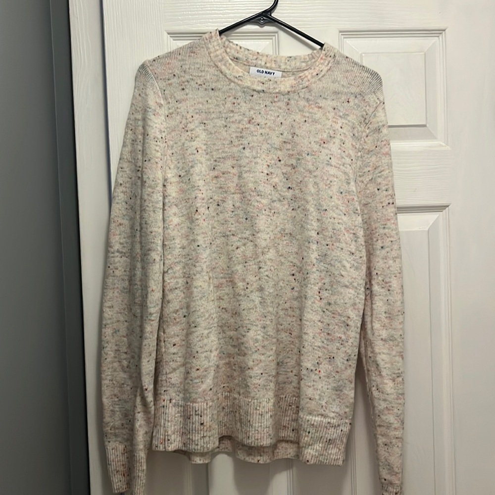 Old Navy knit speckled sweater